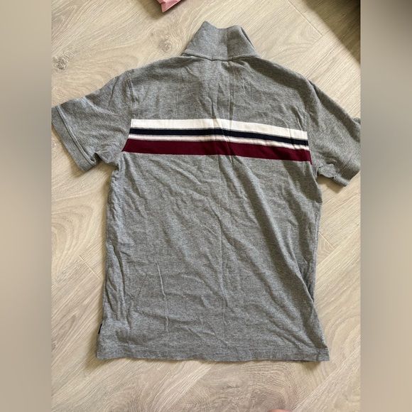 Banana Republic Gray Polo with Stripes - Picture 3 of 3
